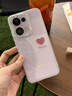 潮聯(lián)愛(ài)心適用opporeno14pro手機殼 reno14新款透明帶鏡頭膜全包防摔Reno13男女硅膠超薄高級感reno12軟 透白+Nice粉愛(ài)心 OPPO Reno13 Pro 曬單實(shí)拍圖