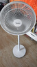 美的（Midea）電風(fēng)扇家用7葉落地扇搖頭電風(fēng)扇循臥室宿舍輕音風(fēng)扇臺(tái)式桌面小型風(fēng)扇臺(tái)地兩用升級(jí)款 白色丨7葉臺(tái)地兩用 曬單實(shí)拍圖