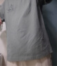 杰克·瓊斯（JACK&JONES）男裝25年棉質(zhì)涼感短袖T恤男士夏季潮流寬松卡通熊貓印花半袖t恤 E05灰綠色 寬松版，卡碼拍小 3XL 195 曬單實(shí)拍圖