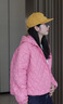 波司登2025新款女短款90絨連帽時尚輕暖羽絨服B250135316 子黛粉1738 M 165/88A 體重約125-140斤 曬單實(shí)拍圖