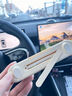 昀翕汽車臨時(shí)停車牌女可愛新年車載手機(jī)號(hào)碼牌擺件裝飾用品挪車電話牌 大橘大利【米白停車牌】+香薰棒 曬單實(shí)拍圖