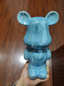 陶瓷暴力熊酒柜擺件奶油風(fēng)客廳玄關(guān)餐邊玻璃柜卡通熊存錢(qián)罐裝飾品 28cm暴力熊擺件【藍色】 曬單實(shí)拍圖