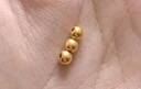 金小貅轉(zhuǎn)運(yùn)珠黃金串珠配件999足金金珠硬金古法配珠光面隔珠圓形散珠 0.9g,7mm古法珠-1顆【重版】 曬單實(shí)拍圖