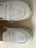 凡小如厚底護士鞋透氣樂(lè )福鞋軟底小白鞋一腳蹬工作鞋百搭單鞋2026新款 白色 37 曬單實(shí)拍圖