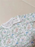 歐孕（OUYUN）嬰兒連體衣兒童睡衣夏季薄款男女童家居服空調(diào)服 天鵝莊園  100cm 曬單實(shí)拍圖