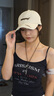 MMOPTOP棒球帽女防曬鴨舌帽男春夏破洞遮陽(yáng)時(shí)尚百搭加深大頭帽子 曬單實(shí)拍圖