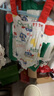 歡喜小熊 寶寶連體衣嬰兒夏天薄款爬服吊帶夏季包屁衣兒童夏款三角哈衣 牛奶白 66(建議3-6個月.身高59-66cm) 曬單實拍圖