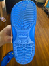 crocs卡駱馳貝雅洞洞鞋沙灘鞋|10126 青花瓷藍(lán)-4JL 41/42(260mm)  曬單實(shí)拍圖