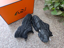 AJKP品牌男鞋子2025夏季新款透氣網(wǎng)面運(yùn)動鞋男百搭潮流厚底跑步老爹鞋 黑灰 42 運(yùn)動鞋碼 曬單實(shí)拍圖