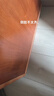 立倫實(shí)木辦公桌老板桌椅組合新中式辦公室家用單人電腦桌辦公桌寫(xiě)字桌 辦公桌 (海棠色) 1.2米 曬單實(shí)拍圖