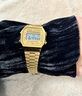 卡西歐（CASIO）小銀表小金表 潮流復古夜光石英防水小方塊手表電子表 生日禮物 A168WG-9WDF 曬單實(shí)拍圖