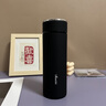 Stanisic德國(guó)品牌保溫杯男士不銹鋼鏡面杯蓋便攜商務(wù)泡茶杯高檔禮物送長(zhǎng)輩 商務(wù)黑 500ml 曬單實(shí)拍圖