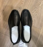 駱駝（CAMEL）牛皮軟底緩震樂福鞋通勤上班商務(wù)休閑皮鞋男 G13S201066 黑色 41 曬單實(shí)拍圖