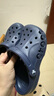 crocs卡駱馳洞洞鞋貝雅男鞋女鞋輕便耐磨一腳蹬拖鞋休閑鞋|10126 深藍(lán)-410 36 /37(220mm) 曬單實(shí)拍圖
