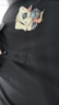 舍里甲人POLO衫男短袖港風(fēng)翻領(lǐng).T恤ins潮牌半袖情侶裝夏季五分袖體恤上衣 黑色-PL197撲克 4XL 建議體重  170-190斤 曬單實拍圖