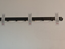 百字掛鉤太空鋁排鉤免打孔衣帽鉤門后鑰匙鉤子玄關(guān)衛(wèi)生間廚房粘鉤8鉤 曬單實(shí)拍圖