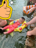 JEEMERY兒童泳衣嬰兒寶寶1-3歲男孩女童幼兒連體長(zhǎng)袖帶帽沙灘游泳裝 橙紅6碼+防曬帽 適合100-110cm 曬單實(shí)拍圖