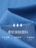 德瑪納【克萊因藍】夏季法式純棉抽褶寬松腰泡泡袖A字中長女式連衣裙 曬單實拍圖