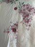 古今（GUJIN）輕柔綿綢長(cháng)袖睡衣女春秋新品家居服睡褲時(shí)尚可外穿大碼開(kāi)衫套裝XL 曬單實(shí)拍圖