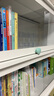 離草 透明書立架子桌面書架書夾桌上書架置物架透明書架四聯(lián)書立隔書架立架書擋亞克力 2個裝 曬單實拍圖