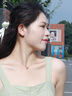 心草小蠻腰銀項鏈女簡約網紅彩金鎖骨鏈時尚飾品玫瑰金吊墜520禮物 玫瑰金色 曬單實拍圖