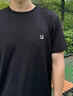 FILA 斐樂(lè)官方男子針織短袖衫2025秋新款健身運(yùn)動(dòng)基礎(chǔ)防曬涼感T恤 深黑-BK XL 180/100A/XL 曬單實(shí)拍圖