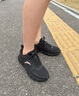 安踏女鞋運動鞋女春夏新款網面透氣跑步鞋軟底皮面防水休閑鞋黑色女鞋 （店長推薦夏季網面透氣款）黑色 36 (5.5) 曬單實拍圖
