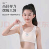 迪士尼（Disney）女童內(nèi)衣發(fā)育期小學生背心防凸點女孩初期文胸兒童抹胸10-14歲 [三件裝]白色+粉色+膚色 3件 均碼 L [建議60-85斤] 曬單實拍圖