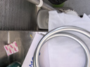 九牧（JOMOO）PVC防纏繞耐高溫加厚耐壓軟管黃銅接頭淋浴軟管1.5米H3588 曬單實(shí)拍圖