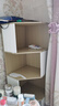 帥力書架 書房墻角小書柜轉角儲物收納置物架子四層角柜雙色SL8266Z 曬單實拍圖