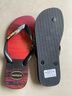 havaianas哈唯納Hype III沙灘男士人字拖夏季海邊戶外休閑涼拖鞋可外穿 6196-黑/桃 41-42 巴西碼 曬單實拍圖