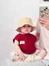 G.DUCKKIDS小黃鴨一歲男寶寶衣服夏季薄款男孩無(wú)袖背心短褲嬰幼兒分體套裝小 紅色 90 cm 純棉可開(kāi)襠 曬單實(shí)拍圖
