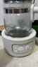 摩飛電器（Morphyrichards）全玻璃養(yǎng)生壺家用燒水壺多段控溫電熱水壺極速風(fēng)冷恒溫壺沖奶泡奶機MR5602 1.2L 椰奶白 曬單實拍圖
