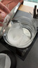 正揚(yáng)云霧玻璃自動茶具套裝家用功夫泡茶壺錘紋耐熱懶人磁吸秒出水茶盤 云霧邀月+6吉祥杯+茶道 曬單實拍圖