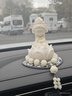 卡麗蒂汽車(chē)擺件車(chē)載觀(guān)音中控臺裝飾品高檔車(chē)內掛件創(chuàng  )意男女2025新車(chē)禮物 坐蓮觀(guān)音汽車(chē)擺件+蓮花佛珠 曬單實(shí)拍圖