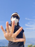 COZOK男女馬拉松越野跑步空頂帽速干休閑網(wǎng)球帽登山騎行運(yùn)動遮陽防曬帽 白色 可調(diào)節(jié)帽圍55-62cm 曬單實(shí)拍圖