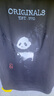 杰克·瓊斯（JACK&JONES）男裝25年棉質(zhì)涼感短袖T恤男士夏季潮流寬松卡通熊貓印花半袖t恤 E44黑砂色 寬松版，卡碼拍小 L 180 曬單實(shí)拍圖