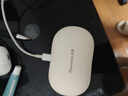 紐曼（Newmine）M16藍牙耳機掛耳式可調節 AI翻譯辦公智能小度2.0骨傳導概念無(wú)線(xiàn)藍牙5.4運動(dòng)降噪適用華為蘋(píng)果耳夾 白色【AI小度】軟件免費 曬單實(shí)拍圖