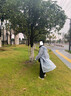DUTRIEUX演唱會一次性雨衣連體成人旅游外穿兒童男女加厚雨披戶外登山透明 一次性成人雨衣【藍色波點】 成人均碼【可穿150-175CM】 曬單實拍圖