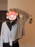 伯希和（Pelliot）[小光盾]戶外防曬衣女士防紫外線涼感皮膚衣夏季外套12321222灰M 曬單實拍圖