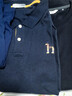 哈吉斯（HAZZYS）男裝 夏款男士上衣純色休閑翻領(lǐng)短袖POLO衫男ASTZE0BBF24 藏青色NV 3XL （190/108A 54） 曬單實(shí)拍圖