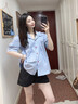 WCZ德國孕婦短褲夏季薄款外穿不勒肚2025新款小個(gè)子無(wú)托腹休閑五分 杏色 M_適合體重80-110斤 曬單實(shí)拍圖