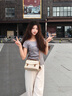 CinvaiKrose劍橋包包女包2025年新款斜挎包女士單肩手提包生日七夕情人節(jié)禮物 米色【送女友老婆女生禮物走心】 曬單實(shí)拍圖