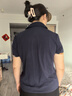 洛比獅純棉中年媽短袖t恤女士夏季新款翻領(lǐng)polo衫高端棉質(zhì)寬松上衣T恤女 寶藍(lán) 6XL (建議160-180斤) 曬單實(shí)拍圖