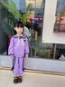 G.DUCKKIDS童裝庫洛米衣服女童套裝春秋季兒童服裝中小童秋長袖運動裝小女孩 紫色 100 建議90-100cm3-4歲cm 曬單實拍圖