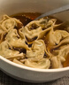 參情無限 純素大餛飩純凈素云吞薺菜素三鮮全素餡佛家純素食 薺菜松茸大餛飩*2盒600g 曬單實拍圖