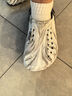 卡駱馳（crocs）波波大理石紋Clog男女沙灘鞋CR208454-1NL 灰色 42.5（42.5-43） 曬單實(shí)拍圖