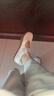 森達(dá)瑪麗珍鞋女款2025夏季新款輕便舒適運(yùn)動(dòng)休閑鞋ZTG48BQ5 米色 37 曬單實(shí)拍圖
