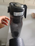 XKJ德國(guó)品牌茶杯茶水分離磁彈泡茶杯磁吸大容量運(yùn)動(dòng)便攜男生水杯子 黑色 550ml 曬單實(shí)拍圖