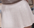 lululemon丨Varsity 女士風(fēng)琴褶高腰網(wǎng)球裙速干芯吸 LW8AKVS 白色 L /10 曬單實拍圖